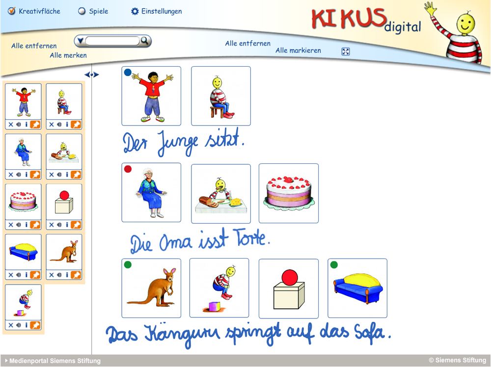 Image for KIKUS digital: Interaktive Sprachlern-Software für die  Grundschule im Medienportal der Siemens Stiftung