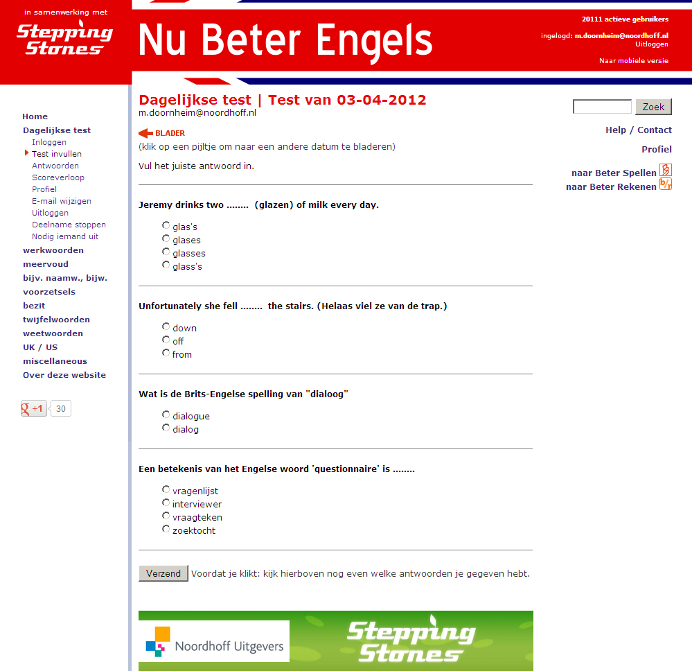 Image for Nu Beter Engels