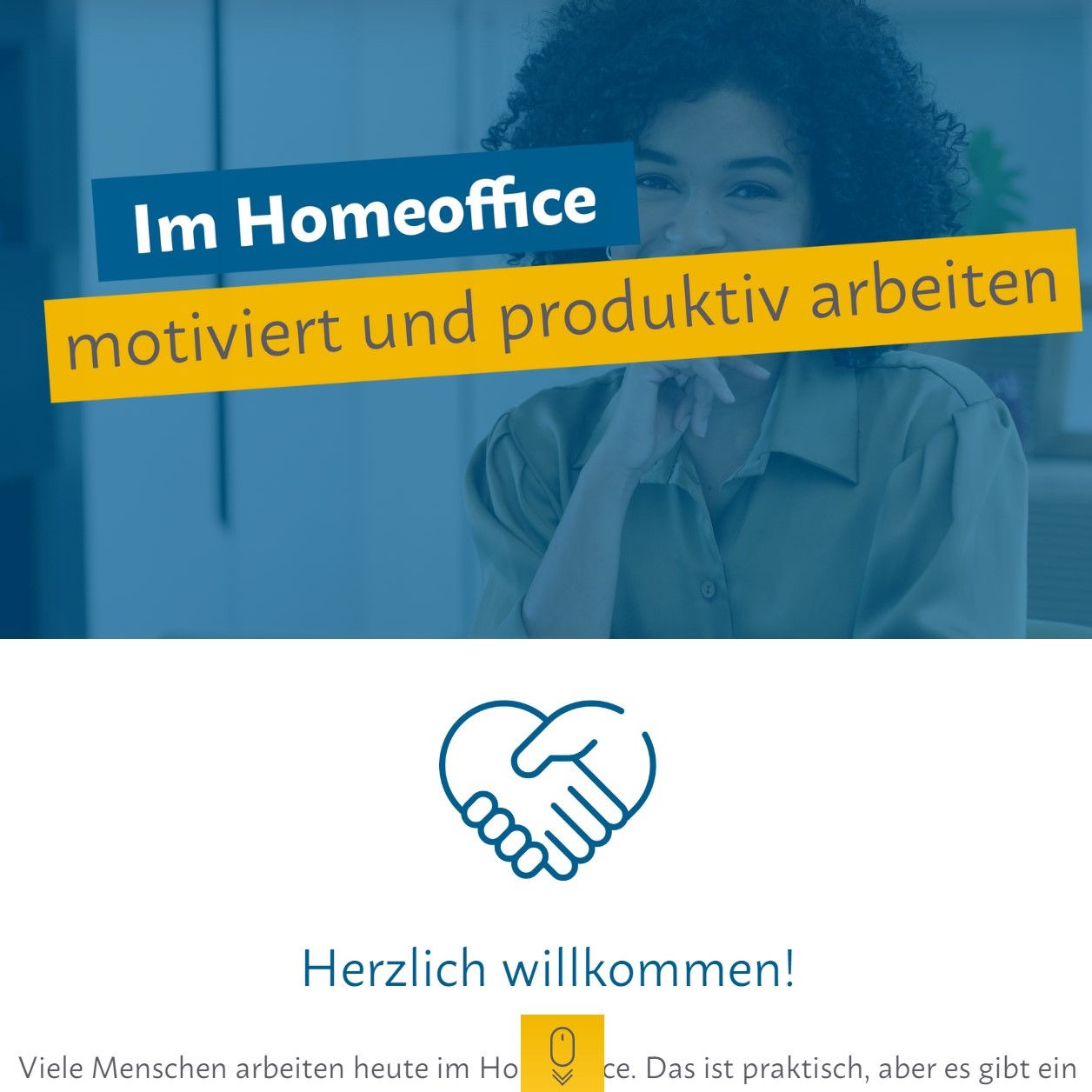 Image for „Im Homeoffice motiviert und produktiv arbeiten“ (Web Based Training der Landesverwaltung MV)