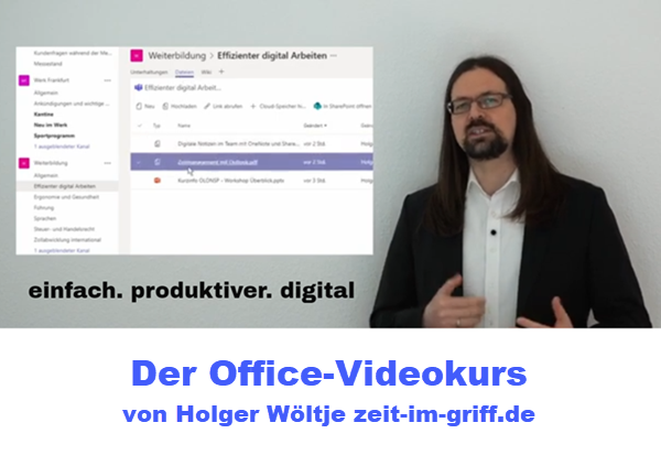 Image for Der Office-Videokurs (von Holger Wöltje): einfach. produktiver. digital