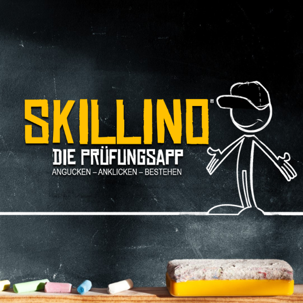 Image for Skillino, die Püfungsapp: angucken – anklicken - bestehen