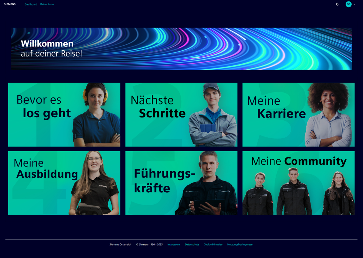 Image for Willkommen bei Siemens - eine Preboarding Plattform