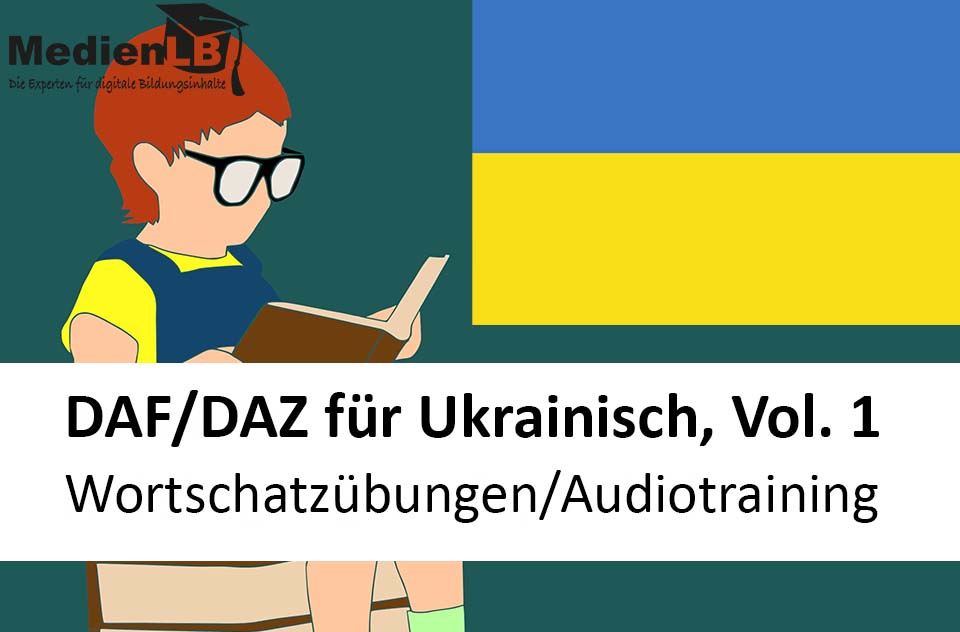 Image for DaZ/DaF A1, Deutsch/Ukrainisch Vol. 1, Wortschatz-/Audiotraining